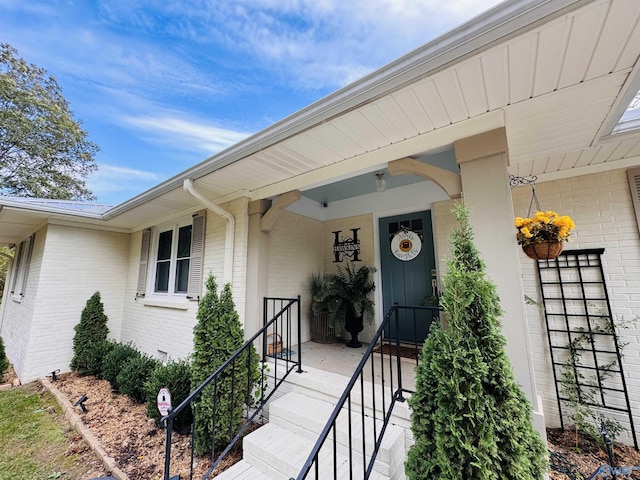 view of entrance to property