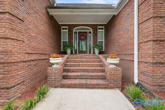 219 Sharp Dr, Gadsden, AL 35903 - entrance to property with brick siding