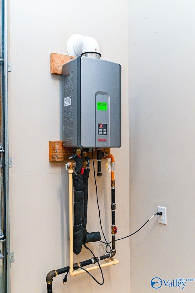 utilities with tankless water heater