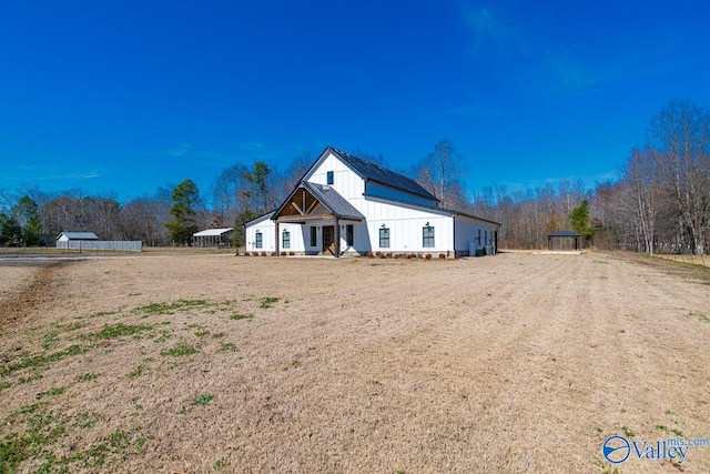 view of front of property with board and batten siding