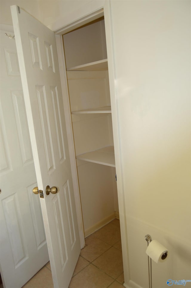 view of closet