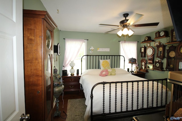 207 Brook Wind Dr, Hazel Green, AL 35750 - bedroom with ceiling fan