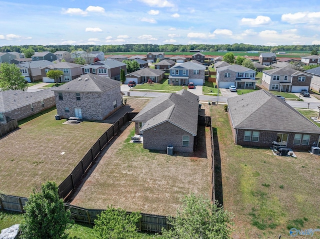 drone / aerial view featuring a residential view