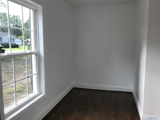 716 Ruby St, Gadsden, AL 35901 - spare room featuring plenty of natural light and dark wood-type flooring