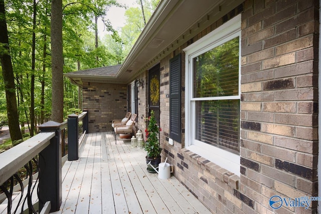 view of deck