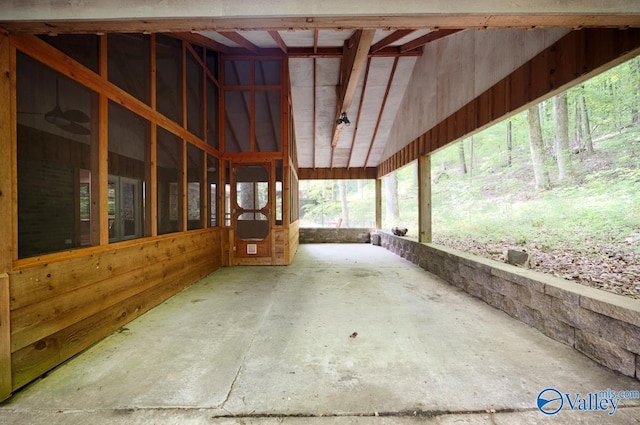 view of horse barn