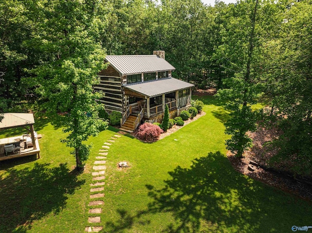 511 Pine Island Cir, Scottsboro, AL 35769 - aerial view of property and surrounding area