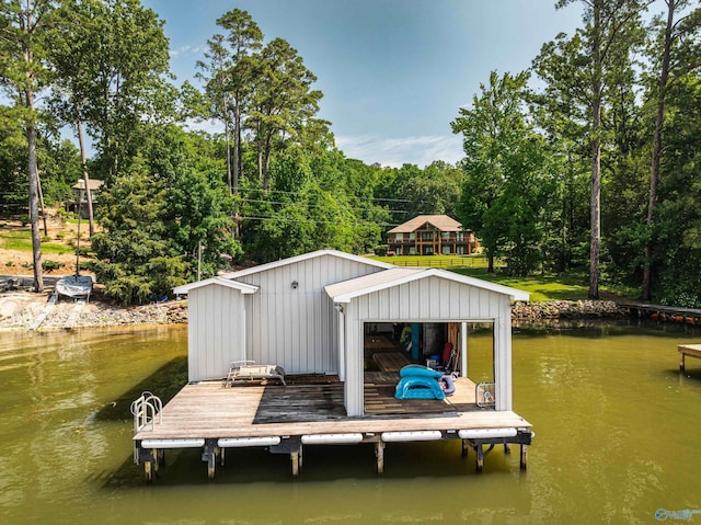 511 Pine Island Cir, Scottsboro, AL 35769 - dock with a water view