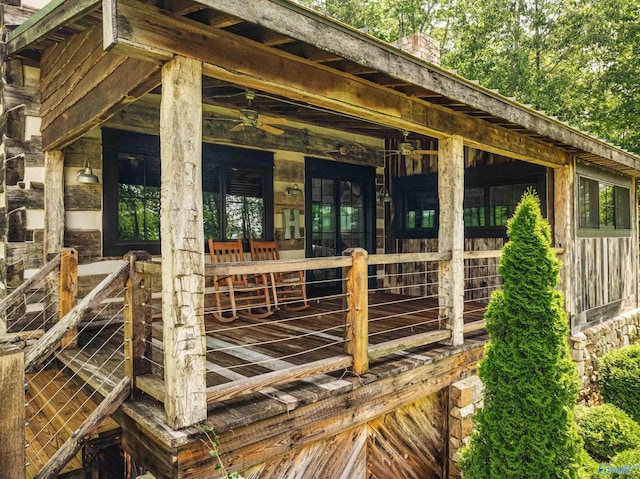511 Pine Island Cir, Scottsboro, AL 35769 - view of deck