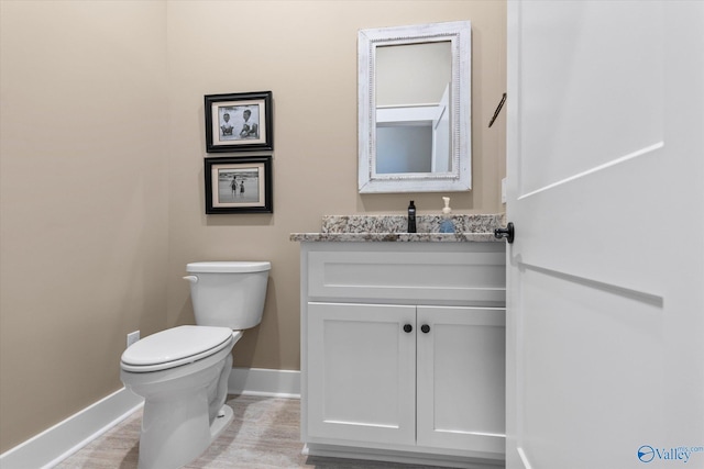 23784 Old Homeplace Way, Athens, AL 35613 - half bath featuring baseboards, toilet, and vanity