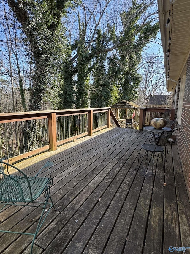 view of deck