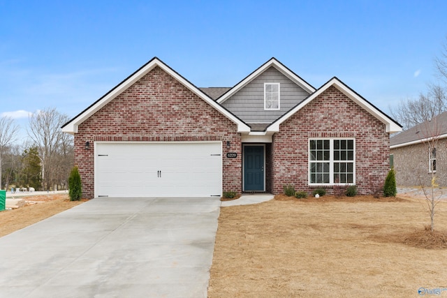 6229 Pisgah Dr NW, Huntsville, AL 35810 - traditional-style home featuring concrete driveway, brick siding, and a garage