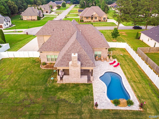 20009 Capitol Hill Dr, Tanner, AL 35671 - view of pool with a patio and a residential view