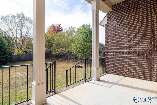 view of patio