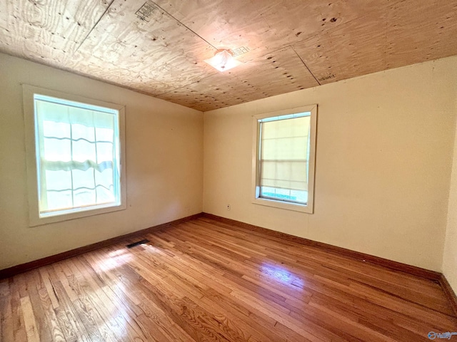 312 8th Ave SW, Attalla, AL 35954 - spare room with light wood finished floors, baseboards, and wood ceiling