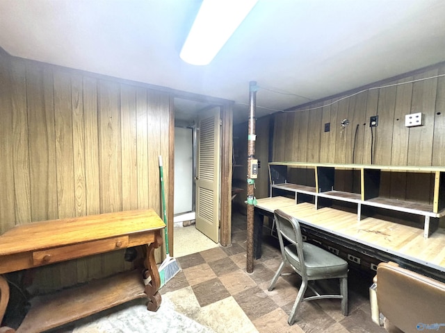 312 8th Ave SW, Attalla, AL 35954 - finished below grade area featuring wood walls and tile patterned floors
