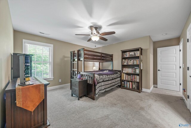 39 Verdant Cir, Huntsville, AL 35803 - bedroom featuring carpet floors and a ceiling fan