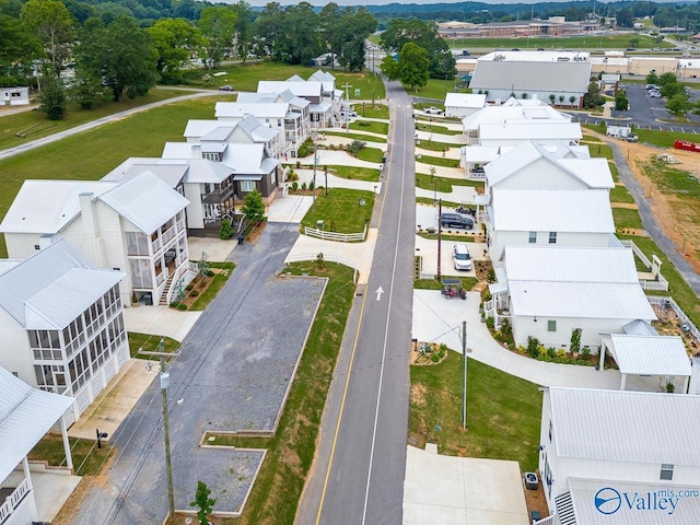 drone / aerial view featuring a residential view
