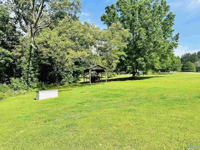 2010 Youngs Chapel Rd, Piedmont, AL 36272 - view of grassy yard featuring a gazebo