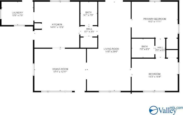 2010 Youngs Chapel Rd, Piedmont, AL 36272 - room layout