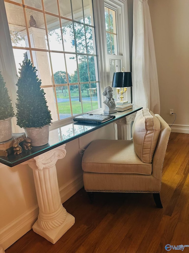 2010 Youngs Chapel Rd, Piedmont, AL 36272 - living area featuring wood finished floors and baseboards