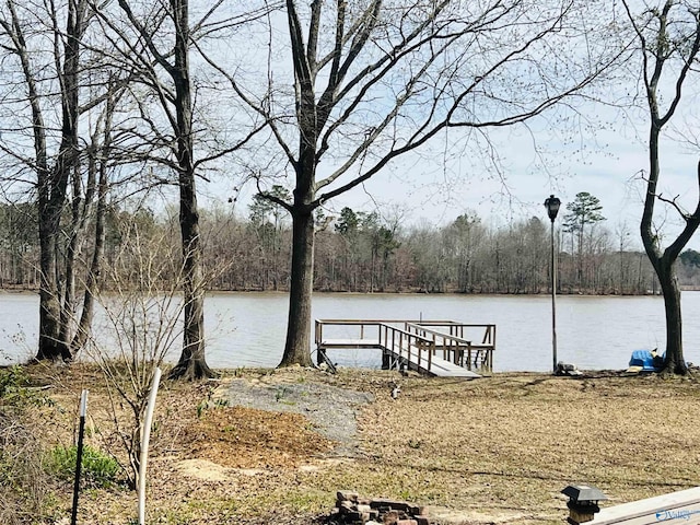 450 County Road 803, Centre, AL 35960 - dock area featuring a view of trees and a water view