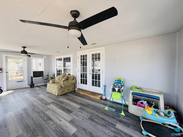 450 County Road 803, Centre, AL 35960 - interior space featuring french doors and visible vents