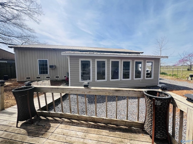 450 County Road 803, Centre, AL 35960 - back of property featuring a deck and metal roof