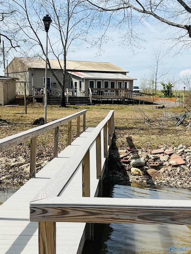 450 County Road 803, Centre, AL 35960 - rear view of property with an outbuilding, a shed, and a wooden deck