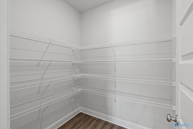 view of storage area