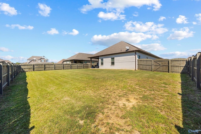 22584 Big Oak Dr, Athens, AL 35613 - view of yard featuring a fenced backyard