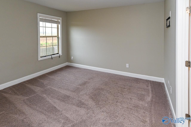 empty room with carpet floors