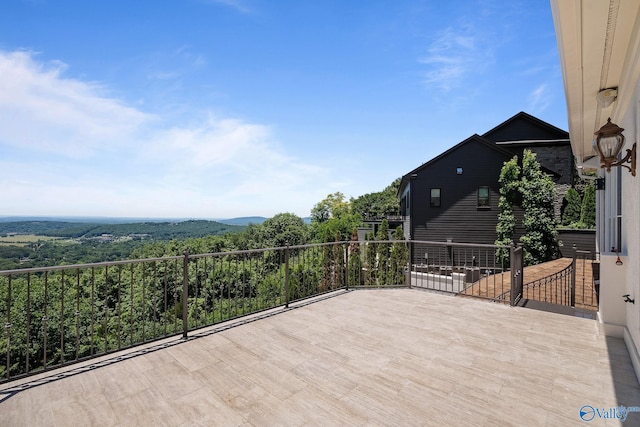 view of patio / terrace featuring a balcony