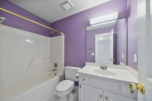 2600 SE Calumet Dr SE, Brownsboro, AL 35741 - full bathroom featuring toilet, bathtub / shower combination, vanity, and tile patterned flooring