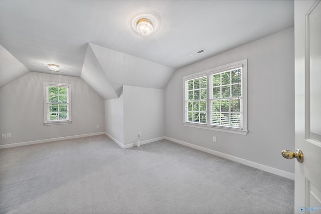 2600 SE Calumet Dr SE, Brownsboro, AL 35741 - additional living space featuring vaulted ceiling, carpet, and baseboards