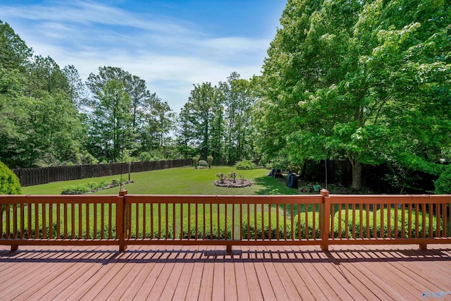 2600 SE Calumet Dr SE, Brownsboro, AL 35741 - view of wooden deck