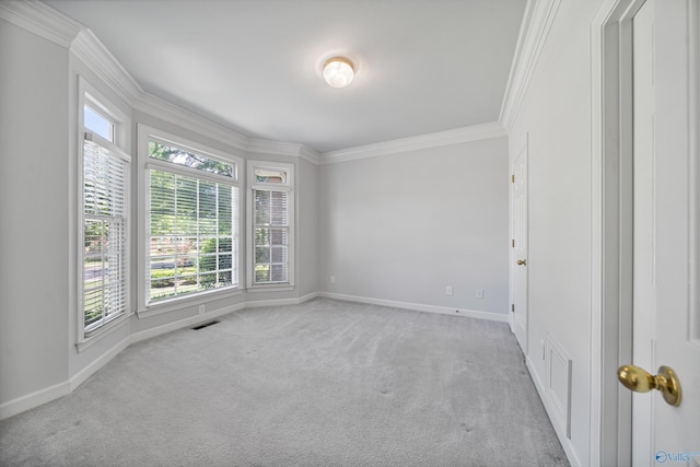 2600 SE Calumet Dr SE, Brownsboro, AL 35741 - empty room featuring carpet, crown molding, and baseboards