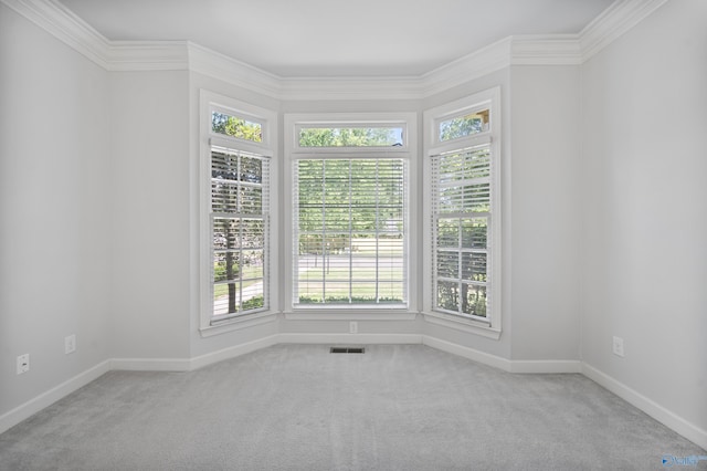 2600 SE Calumet Dr SE, Brownsboro, AL 35741 - carpeted spare room with baseboards and ornamental molding