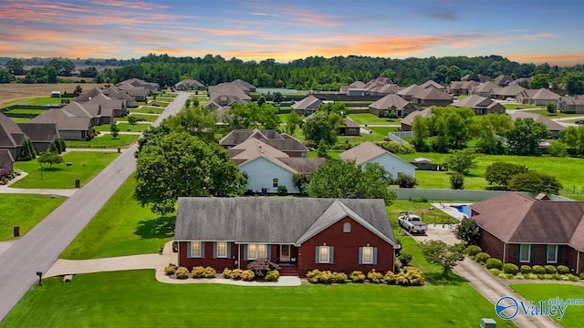 24430 Chadwick Dr, Athens, AL 35613 - aerial view at dusk of a residential view