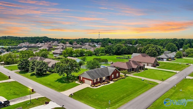 24430 Chadwick Dr, Athens, AL 35613 - aerial view of residential area featuring a tree filled landscape