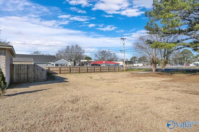 view of yard