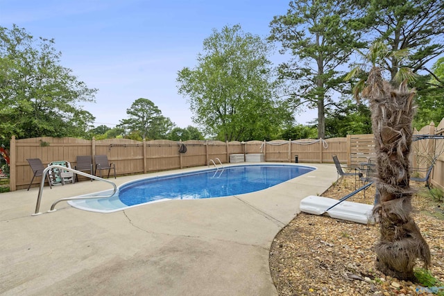 302 Cherry St NW, Hartselle, AL 35640 - view of swimming pool featuring a fenced backyard and a patio