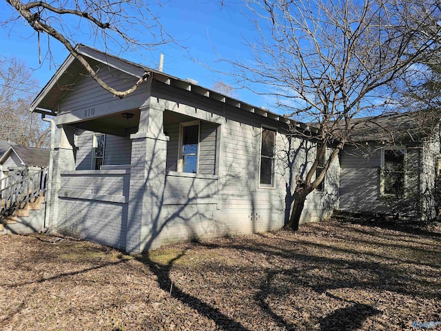 view of property exterior