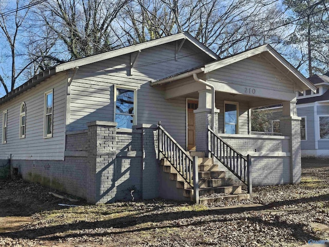 view of front facade with a porch