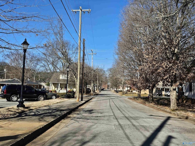 view of road