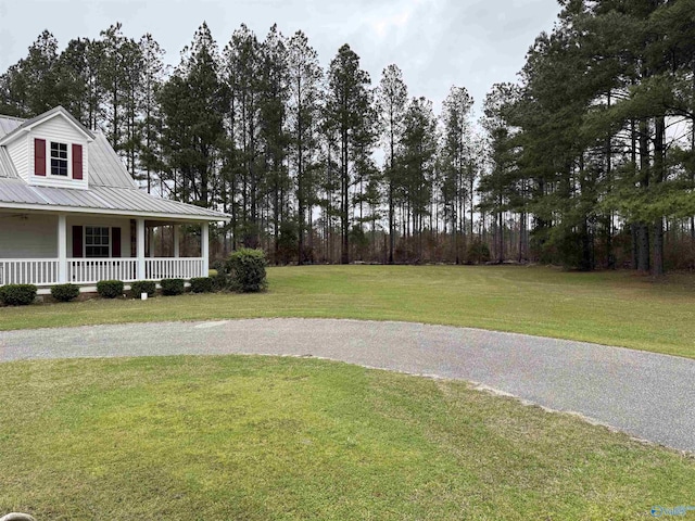 44533 Linda Jones Rd, Bay Minette, AL 36507 - view of yard featuring a porch
