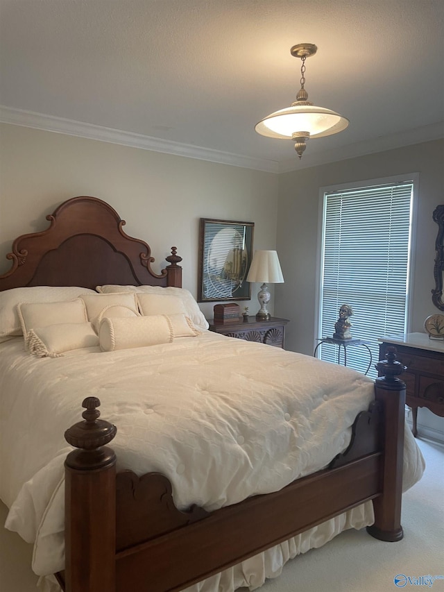 16052 Court St, Moulton, AL 35650 - carpeted bedroom with ornamental molding