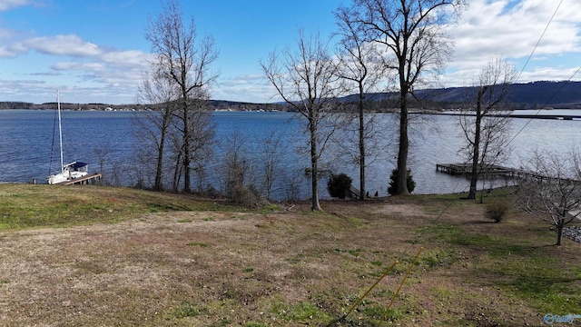 view of water feature