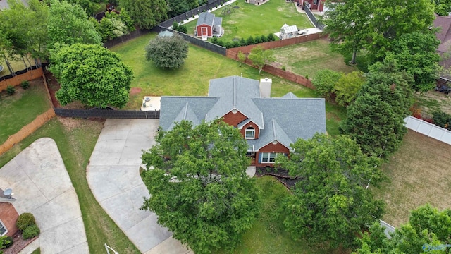 aerial view
