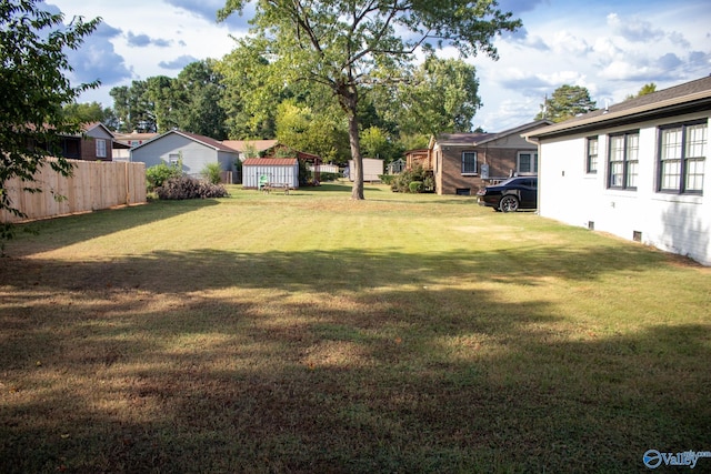 view of yard